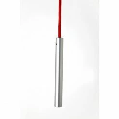 Depot 4 Design Wardrope Seil-Garderobe Mit Haken - Seillänge: 3 Meter - Rotes Seil - Matte Edelstahl-Haken -qeeboo shop unnamed file 1006