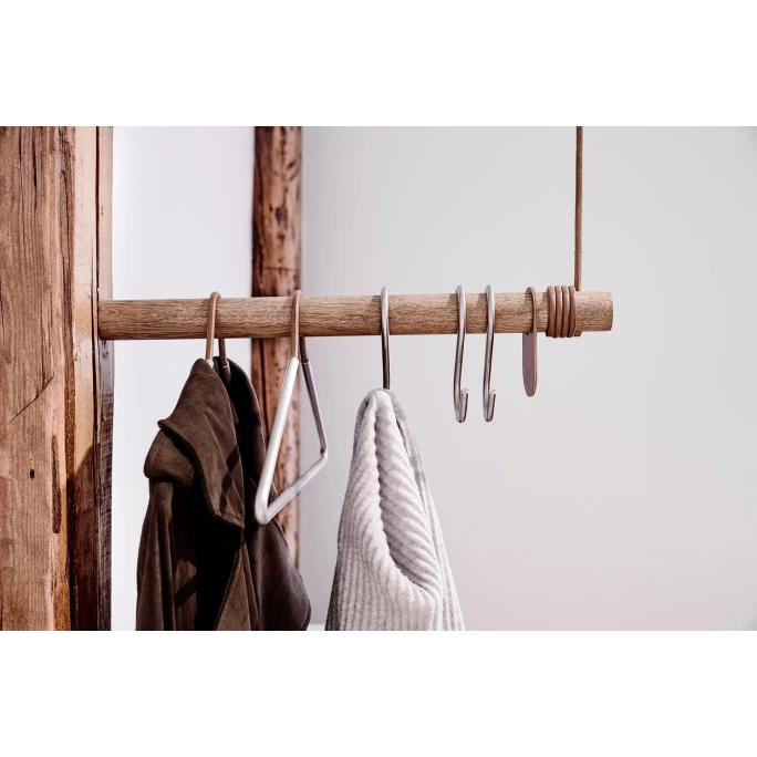 Lind DNA Wall Swing Oak Garderobe - Länge 50 Cm - Nature 2 Lind DNA Wall Swing Oak Garderobe - Länge 50 Cm - Nature – Bild 2