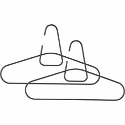 ZONE Denmark A-hanger 2-er-Set Bügel - 40.6 X 2,5 X 24,4 Cm - Black