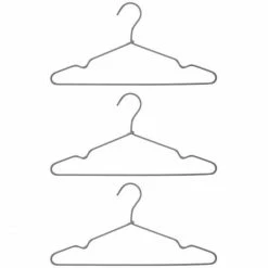 House Doctor Wire Kleiderbügel 3er-Set - 40,2x20,8 Cm - Hellgrau