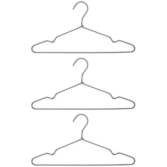House Doctor Wire Kleiderbügel 3er-Set - 40,2x20,8 Cm - Hellgrau 1 House Doctor Wire Kleiderbügel 3er-Set - 40,2x20,8 Cm - Hellgrau