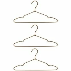 House Doctor Wire Kleiderbügel - 3er-Set - 3er-Set - Länge 40,2 Cm - Höhe 20,8 Cm - Braun