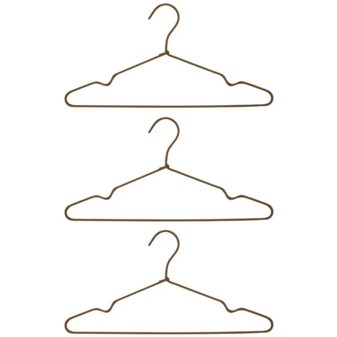 House Doctor Wire Kleiderbügel - 3er-Set - 3er-Set - Länge 40,2 Cm - Höhe 20,8 Cm - Braun 1 House Doctor Wire Kleiderbügel - 3er-Set - 3er-Set - Länge 40,2 Cm - Höhe 20,8 Cm - Braun