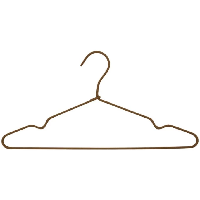 House Doctor Wire Kleiderbügel - 3er-Set - 3er-Set - Länge 40,2 Cm - Höhe 20,8 Cm - Braun 2 House Doctor Wire Kleiderbügel - 3er-Set - 3er-Set - Länge 40,2 Cm - Höhe 20,8 Cm - Braun – Bild 2