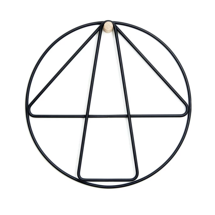 Applicata Hangover Garderobe - Ø 33 Cm - Black 1 Applicata Hangover Garderobe - Ø 33 Cm - Black