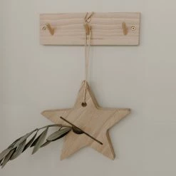 Eulenschnitt Herz Hakenleiste - Ca. 23x7,5x1,5 Cm - Natur -qeeboo shop unnamed file 124