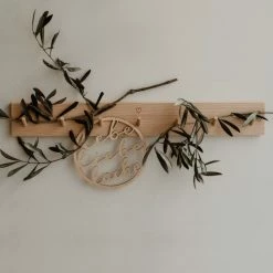 Eulenschnitt Herz Hakenleiste - Ca. 23x7,5x1,5 Cm - Natur -qeeboo shop unnamed file 125