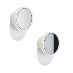 Philippi MIRROR Garderobenhaken - Ø 8 Cm - Weiß