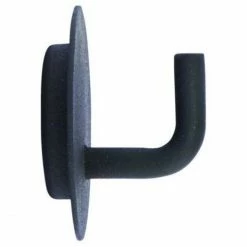 House Doctor Text Wandhaken - Höhe 3 Cm - Ø 4 Cm - Schwarz