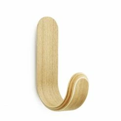 Normann Copenhagen Curve Wandhaken - 17,7x 5,3 X 10 Cm - Ash