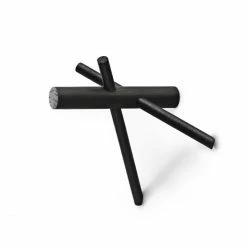 Normann Copenhagen Sticks Haken 3-teilig - 14,5 X 15,5 X 12,5 Cm - Black