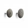 Normann Copenhagen Stone Garderoben-Haken 2er-Set - 2 Stück à Tiefe 12,5 Cm - Ø 7 Cm - Grey -qeeboo shop unnamed file 252