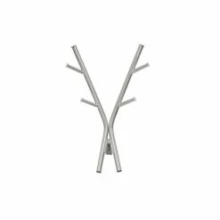 LEITMOTIV Deer Garderobenhaken - 47,7x29x11,8 Cm - Nickel