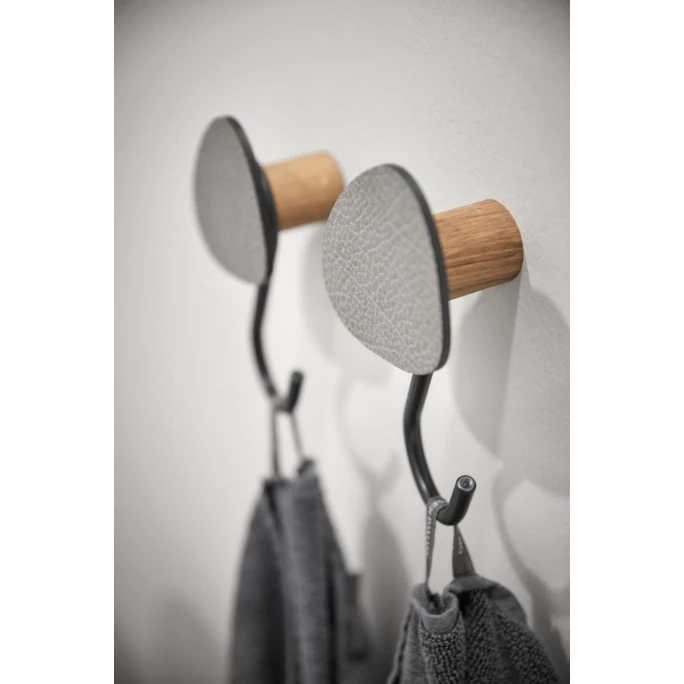 Lind DNA Wall Dot Bull Wandhalterung - 2er Set - 2er Set - 8x10 Cm - Warm Grey/anthracite 2 Lind DNA Wall Dot Bull Wandhalterung - 2er Set - 2er Set - 8x10 Cm - Warm Grey/anthracite – Bild 2