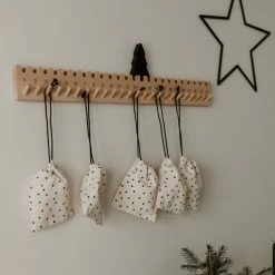 Eulenschnitt Tanne Adventskalender-Holzleiste - Leiste Ca. 55x7 Cm - Tanne Ca. 7x3 Cm - Natur -qeeboo shop unnamed file 27