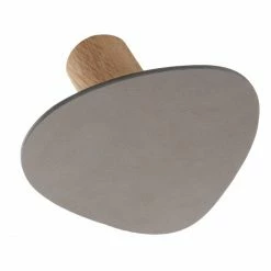 Lind DNA Wall Dot Nupo Wandhalterung - 2er Set - 2er Set - 11x13 Cm - Light Grey/anthracite/nature