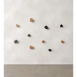 Lind DNA Wall Dot Nupo Wandhalterung - 2er Set - 2er Set - 11x13 Cm - Nature/bronze/nature -qeeboo shop unnamed file 279