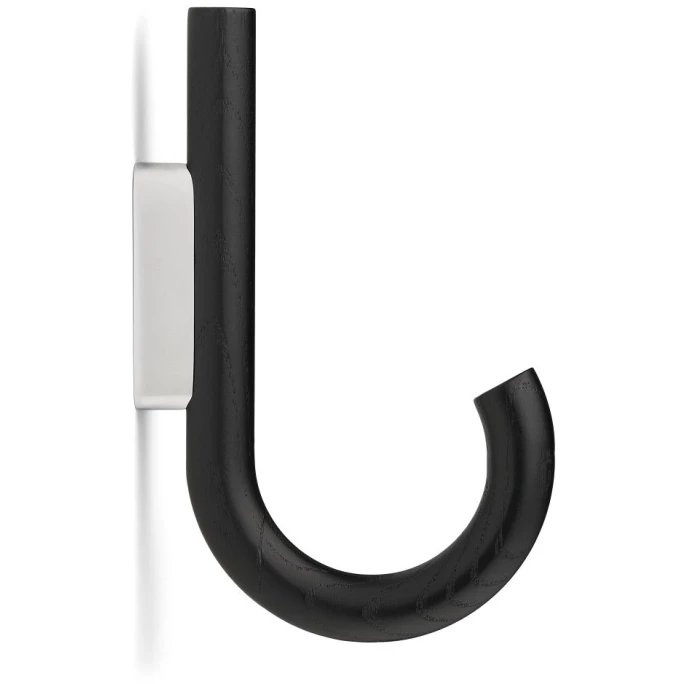 Gejst Design Gejst Hook Garderobenhaken - 2x12,8x19 Cm - Black/chrome 1 Gejst Design Gejst Hook Garderobenhaken - 2x12,8x19 Cm - Black/chrome