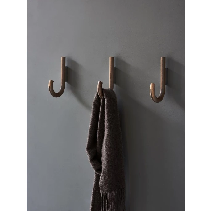 Gejst Design Gejst Hook Garderobenhaken - 2x12,8x19 Cm - Walnut/black 4 Gejst Design Gejst Hook Garderobenhaken - 2x12,8x19 Cm - Walnut/black – Bild 4