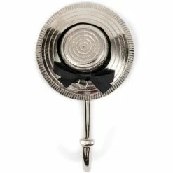 Riviera Maison Rivièra Maison Lovely Hat Wandhaken - 10x5x15,5 - Silberfarben