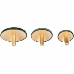 House Nordic Giza Wandhaken - 3er-Set - 2 Stück à 6x8x10 Cm + 5x5x5 Cm - Green Velvet -qeeboo shop unnamed file 328