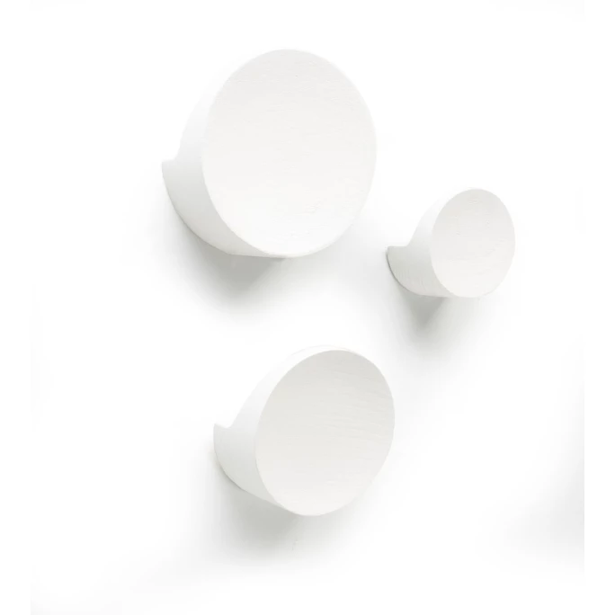 Born In Sweden Play Wandhaken 3er Set - Klein: Ø 6 Cm X 4 Cm, Mittel: Ø 9 Cm X 4 Cm, Groß: Ø 11 Cm X 4 Cm - Weiß 1 Born In Sweden Play Wandhaken 3er Set - Klein: Ø 6 Cm X 4 Cm, Mittel: Ø 9 Cm X 4 Cm, Groß: Ø 11 Cm X 4 Cm - Weiß
