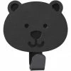 Lind DNA BEAR Nupo KIDS HOOKS Wandhaken - 4er-Set - 4er-Set: 7,5x6 Cm - Black -qeeboo shop unnamed file 355
