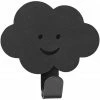 Lind DNA CLOUD Nupo KIDS HOOKS Wandhaken - 4er-Set - 4er-Set: 8,7x6 Cm - Black -qeeboo shop unnamed file 363