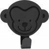 Lind DNA MONKEY Nupo KIDS HOOKS Wandhaken - 4er-Set - 4er-Set: 9x6,5 Cm - Black -qeeboo shop unnamed file 380
