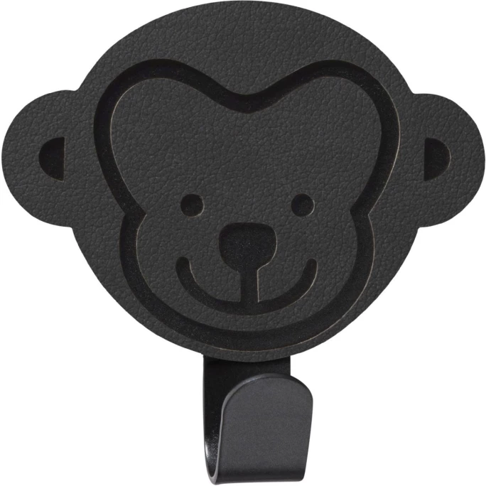 Lind DNA MONKEY Nupo KIDS HOOKS Wandhaken - 4er-Set - 4er-Set: 9x6,5 Cm - Black 1 Lind DNA MONKEY Nupo KIDS HOOKS Wandhaken - 4er-Set - 4er-Set: 9x6,5 Cm - Black