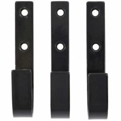 House Doctor Simply Wandhaken - 3er-Set - 3er-Set - 1,6x10 Cm - Schwarz -qeeboo shop unnamed file 404