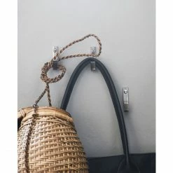 House Doctor Bath Wandhaken - 3er-Set - 3er-Set - Breite 1 Cm - Höhe 5 Cm - Silberfarben -qeeboo shop unnamed file 412