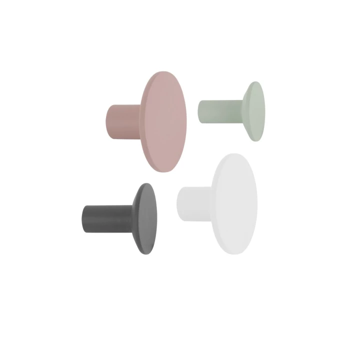 Present Time PT LIVING Elegant Earth Wandhaken Im 4er-Set - Ø 8,5 Cm / Ø 5 Cm - Multi 1 Present Time PT LIVING Elegant Earth Wandhaken Im 4er-Set - Ø 8,5 Cm / Ø 5 Cm - Multi