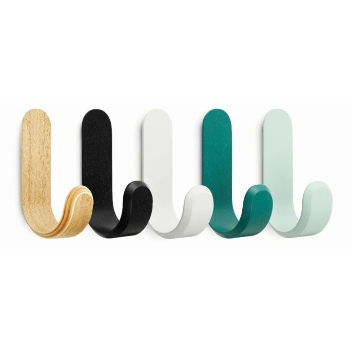 Normann Copenhagen Curve Wandhaken - 17,7x 5,3 X 10 Cm - Black 4 Normann Copenhagen Curve Wandhaken - 17,7x 5,3 X 10 Cm - Black – Bild 4