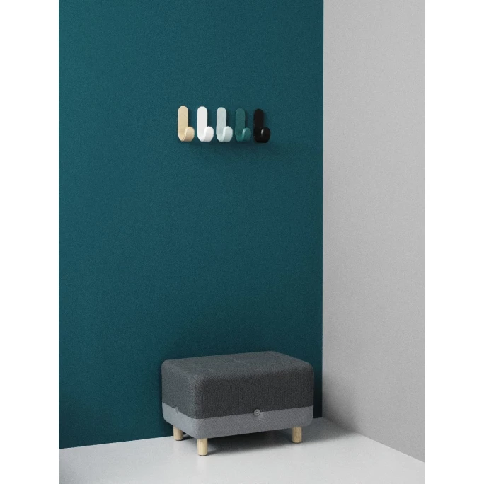 Normann Copenhagen Curve Wandhaken - 17,7x 5,3 X 10 Cm - Black 5 Normann Copenhagen Curve Wandhaken - 17,7x 5,3 X 10 Cm - Black – Bild 5