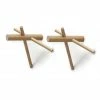 Normann Copenhagen Sticks Haken 2er-Set - 2 Stück à 14,5 X 15,5 X 12,5 Cm - Nature -qeeboo shop unnamed file 458