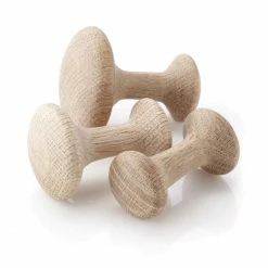 Applicata TRACK Wandhaken 3er-Set - In 3 Größen - Oak - Eiche Natur