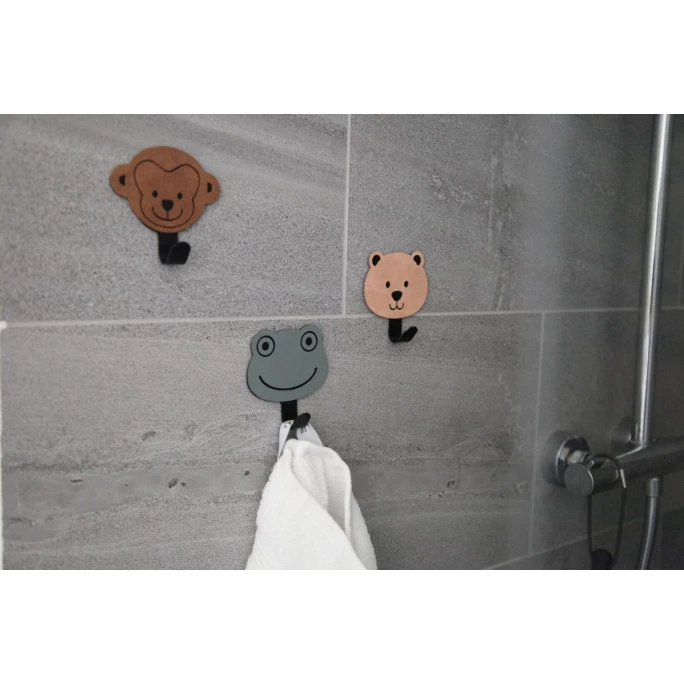 Lind DNA BEAR Nupo KIDS HOOKS Wandhaken - 7,5x6 Cm - Anthracite 2 Lind DNA BEAR Nupo KIDS HOOKS Wandhaken - 7,5x6 Cm - Anthracite – Bild 2