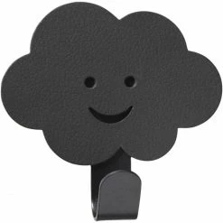 Lind DNA CLOUD Nupo KIDS HOOKS Wandhaken - 8,7x6 Cm - Anthracite