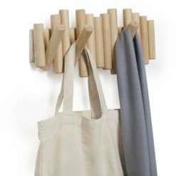 Umbra Picket Wandgarderobe - 4,14 X 16,84 X 37,79 Cm - Natural 10 Umbra Picket Wandgarderobe - 4,14 X 16,84 X 37,79 Cm - Natural -qeeboo shop unnamed file 481