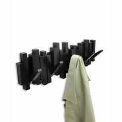 Umbra Stäbchen Garderobenhaken - 49x18 Cm - Tiefe 3 Cm - Black -qeeboo shop unnamed file 501