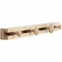 Applicata TRACK COAT RACK Garderobenleiste - Mittel - Breite 60 Cm - Oak - Eiche Natur