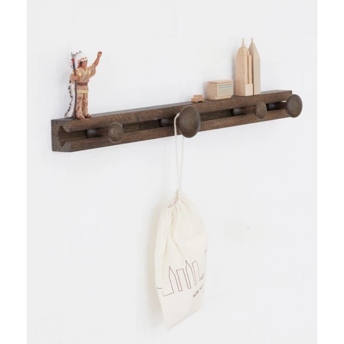 Applicata TRACK COAT RACK Garderobenleiste - Mittel - Breite 60 Cm - Oak - Eiche Natur 3 Applicata TRACK COAT RACK Garderobenleiste - Mittel - Breite 60 Cm - Oak - Eiche Natur – Bild 3