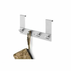 ZACK EXIT Türhakenleiste Für Stärken Von 16-19 Mm - 27 X 13,5 Cm, Haken Je ø 1,5 X L 4 Cm - Edelstahl Matt -qeeboo shop unnamed file 511