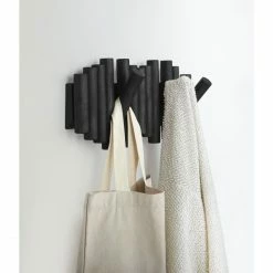 Umbra Picket Wandgarderobe - 38x16,5x4,5 Cm - Black 9 Umbra Picket Wandgarderobe - 38x16,5x4,5 Cm - Black -qeeboo shop unnamed file 521