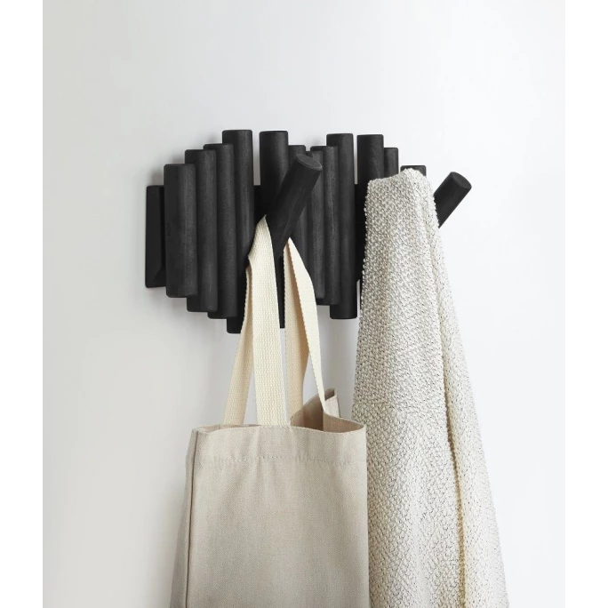 Umbra Picket Wandgarderobe - 38x16,5x4,5 Cm - Black 5 Umbra Picket Wandgarderobe - 38x16,5x4,5 Cm - Black – Bild 5