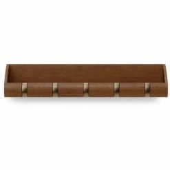 Umbra Cubby Multifunktionale Wandablage - 43x7x8 Cm - Walnut/warm Gold
