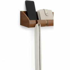 Umbra Cubby Multifunktionale Wandablage - 43x7x8 Cm - Walnut/warm Gold -qeeboo shop unnamed file 525