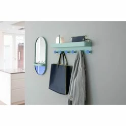 Remember Wandgarderobe Mit Ablage - 60x11,8x13,0 Cm - Mint -qeeboo shop unnamed file 543