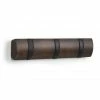 Umbra Flip Garderobenhaken M - 30x4x7 Cm - Black/Walnut -qeeboo shop unnamed file 563